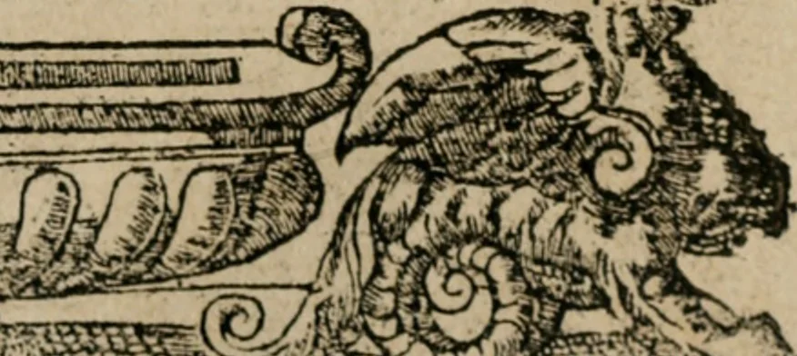 An illustration from Los emblemas de Alciato : traducidos en rhimas españolas ..., 1549, leaf 130