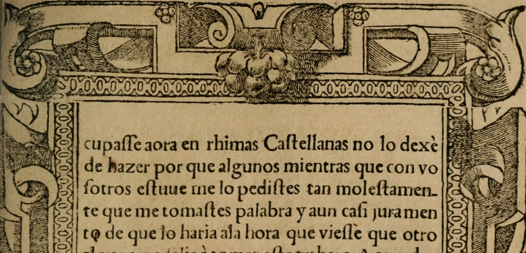 An illustration from Los emblemas de Alciato : traducidos en rhimas españolas ..., 1549, leaf 14
