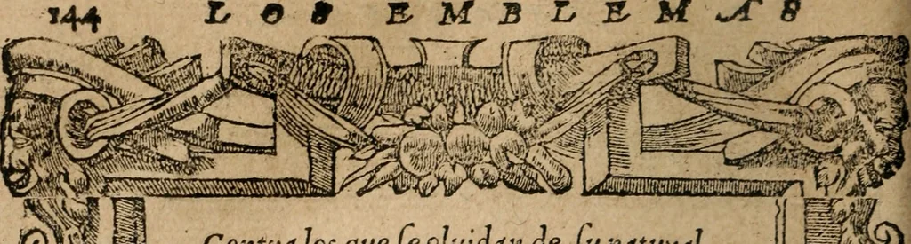 An illustration from Los emblemas de Alciato : traducidos en rhimas españolas ..., 1549, leaf 147