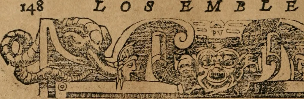 An illustration from Los emblemas de Alciato : traducidos en rhimas españolas ..., 1549, leaf 151