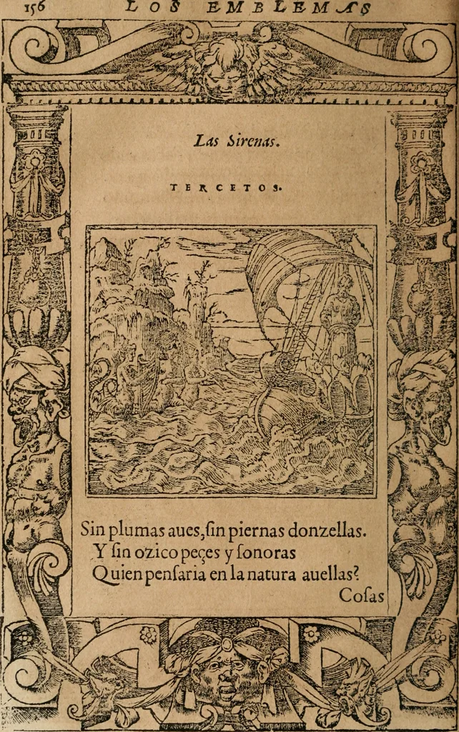 An illustration from Los emblemas de Alciato : traducidos en rhimas españolas ..., 1549, leaf 159