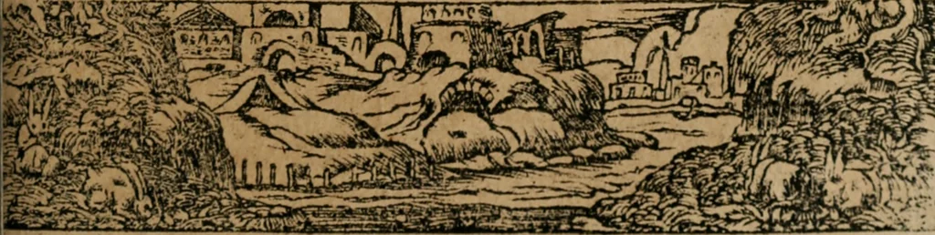 An illustration from Los emblemas de Alciato : traducidos en rhimas españolas ..., 1549, leaf 160