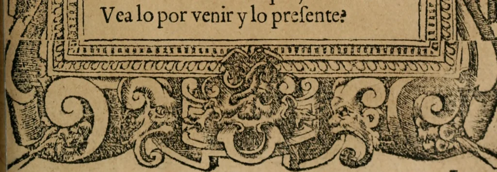 An illustration from Los emblemas de Alciato : traducidos en rhimas españolas ..., 1549, leaf 164