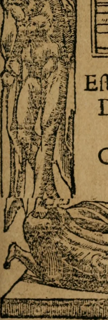 An illustration from Los emblemas de Alciato : traducidos en rhimas españolas ..., 1549, leaf 170