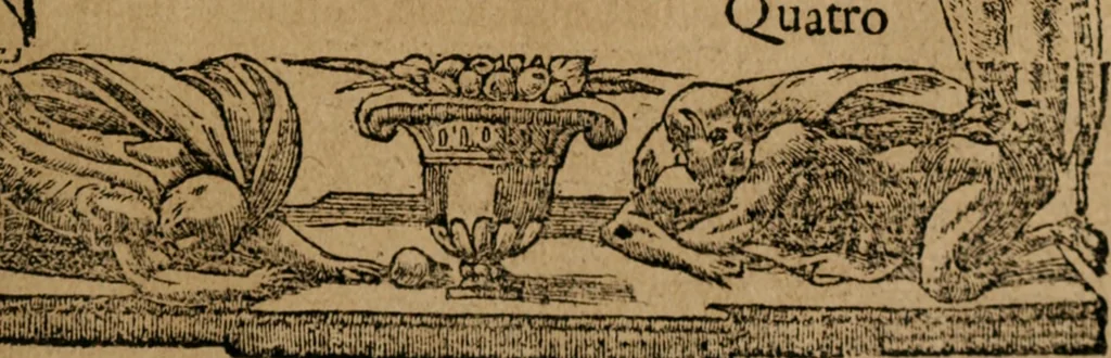 An illustration from Los emblemas de Alciato : traducidos en rhimas españolas ..., 1549, leaf 170