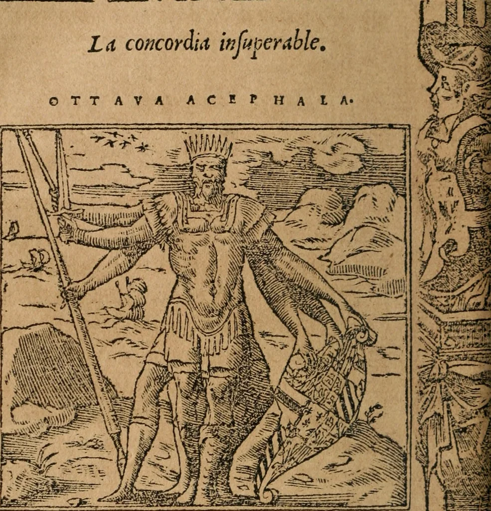 An illustration from Los emblemas de Alciato : traducidos en rhimas españolas ..., 1549, leaf 175