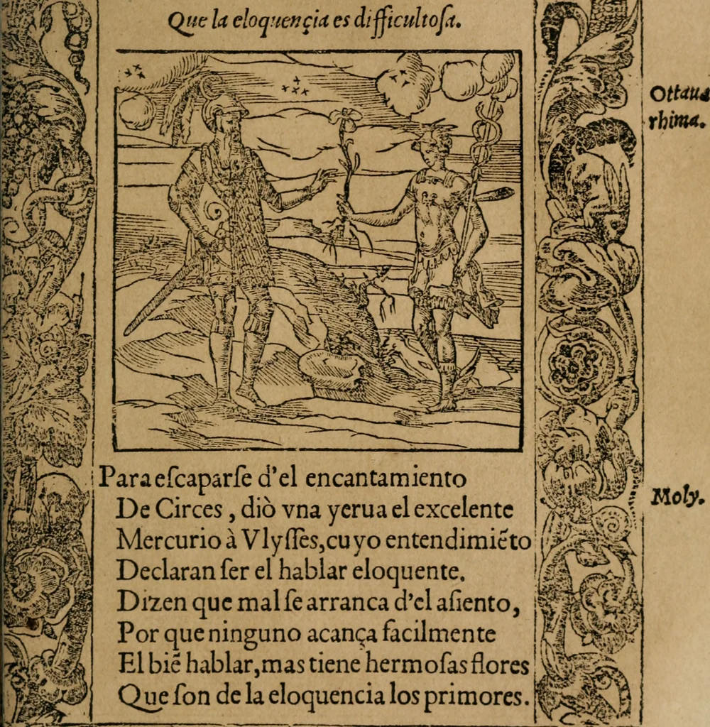 An illustration from Los emblemas de Alciato : traducidos en rhimas españolas ..., 1549, leaf 178