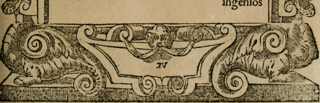 An illustration from Los emblemas de Alciato : traducidos en rhimas españolas ..., 1549, leaf 18