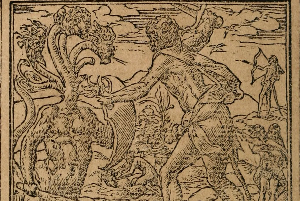 An illustration from Los emblemas de Alciato : traducidos en rhimas españolas ..., 1549, leaf 183