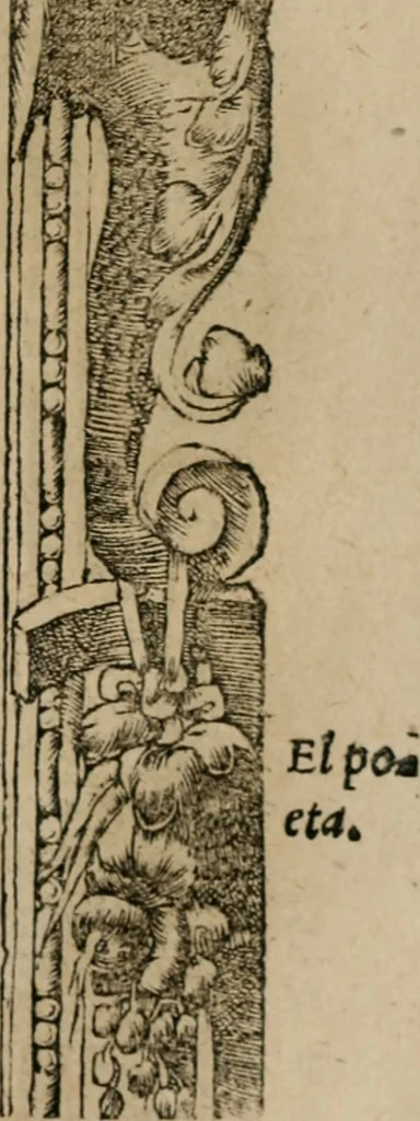An illustration from Los emblemas de Alciato : traducidos en rhimas españolas ..., 1549, leaf 196