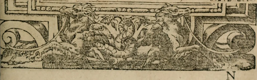 An illustration from Los emblemas de Alciato : traducidos en rhimas españolas ..., 1549, leaf 196