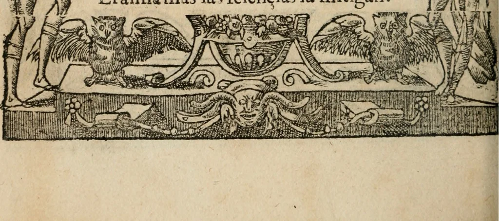 An illustration from Los emblemas de Alciato : traducidos en rhimas españolas ..., 1549, leaf 203