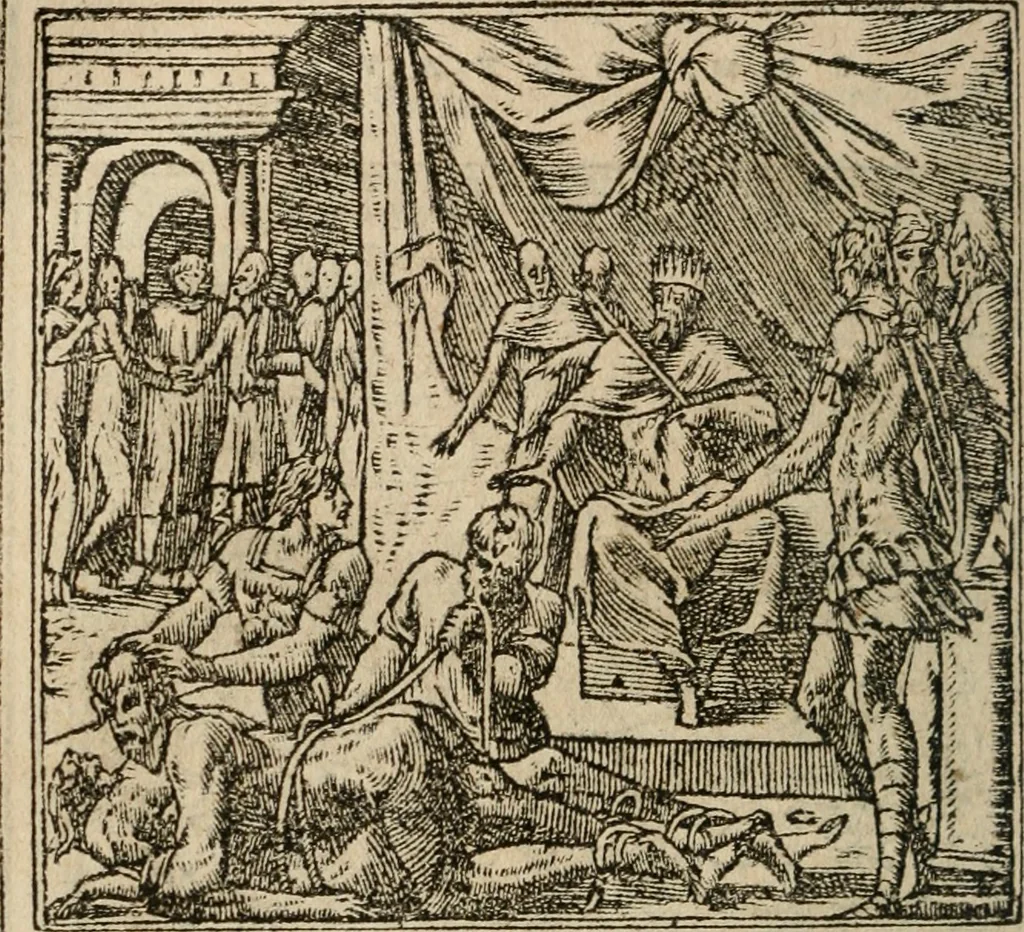 An illustration from Los emblemas de Alciato : traducidos en rhimas españolas ..., 1549, leaf 207