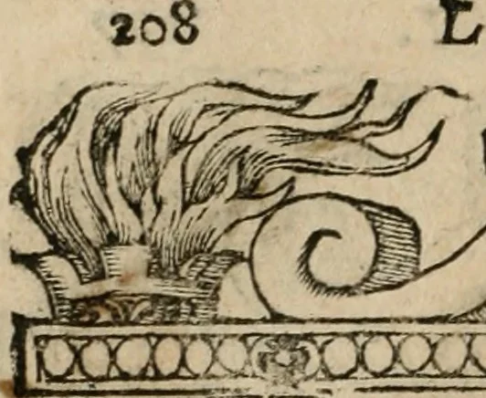 An illustration from Los emblemas de Alciato : traducidos en rhimas españolas ..., 1549, leaf 211