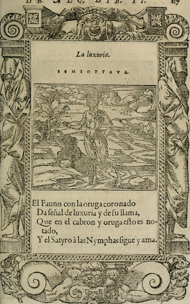 An illustration from Los emblemas de Alciato : traducidos en rhimas españolas ..., 1549, leaf 220