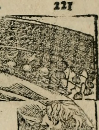 An illustration from Los emblemas de Alciato : traducidos en rhimas españolas ..., 1549, leaf 224