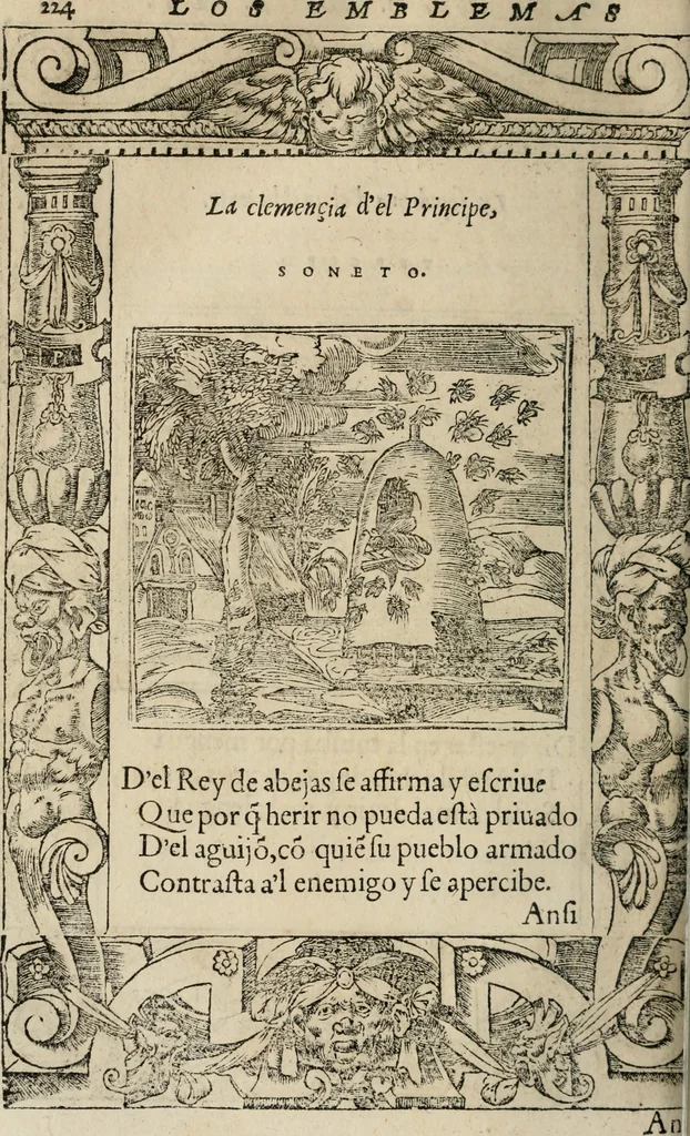 An illustration from Los emblemas de Alciato : traducidos en rhimas españolas ..., 1549, leaf 227