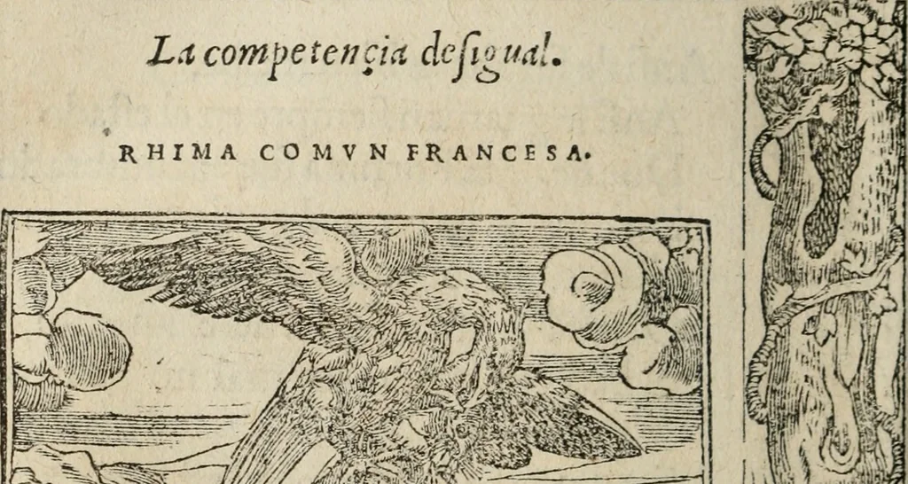 An illustration from Los emblemas de Alciato : traducidos en rhimas españolas ..., 1549, leaf 229