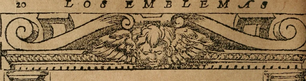 An illustration from Los emblemas de Alciato : traducidos en rhimas españolas ..., 1549, leaf 23