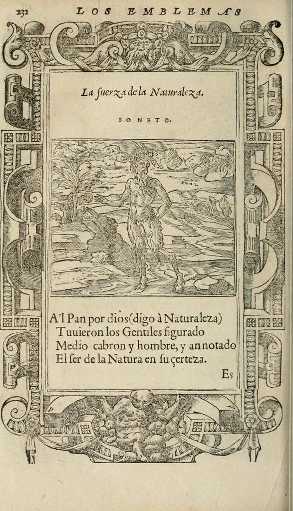 An illustration from Los emblemas de Alciato : traducidos en rhimas españolas ..., 1549, leaf 235