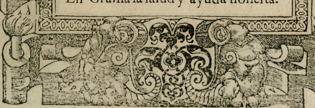 An illustration from Los emblemas de Alciato : traducidos en rhimas españolas ..., 1549, leaf 252