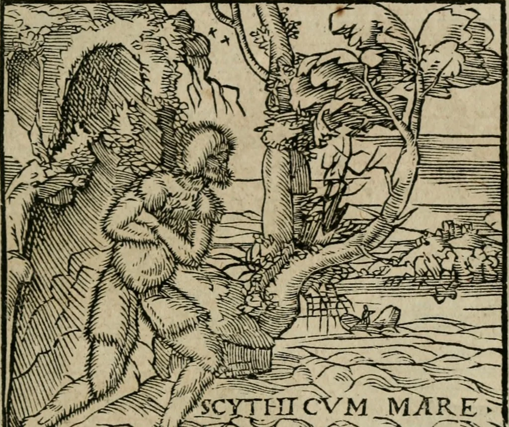 An illustration from Los emblemas de Alciato : traducidos en rhimas españolas ..., 1549, leaf 254