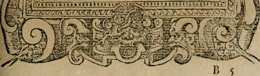 An illustration from Los emblemas de Alciato : traducidos en rhimas españolas ..., 1549, leaf 28