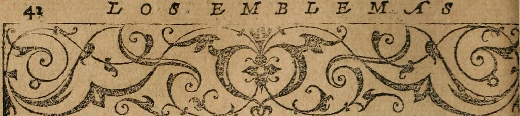 An illustration from Los emblemas de Alciato : traducidos en rhimas españolas ..., 1549, leaf 45
