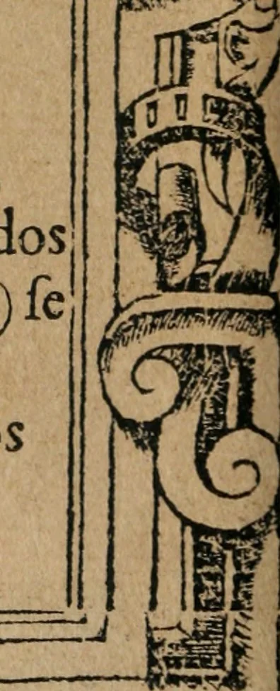 An illustration from Los emblemas de Alciato : traducidos en rhimas españolas ..., 1549, leaf 47