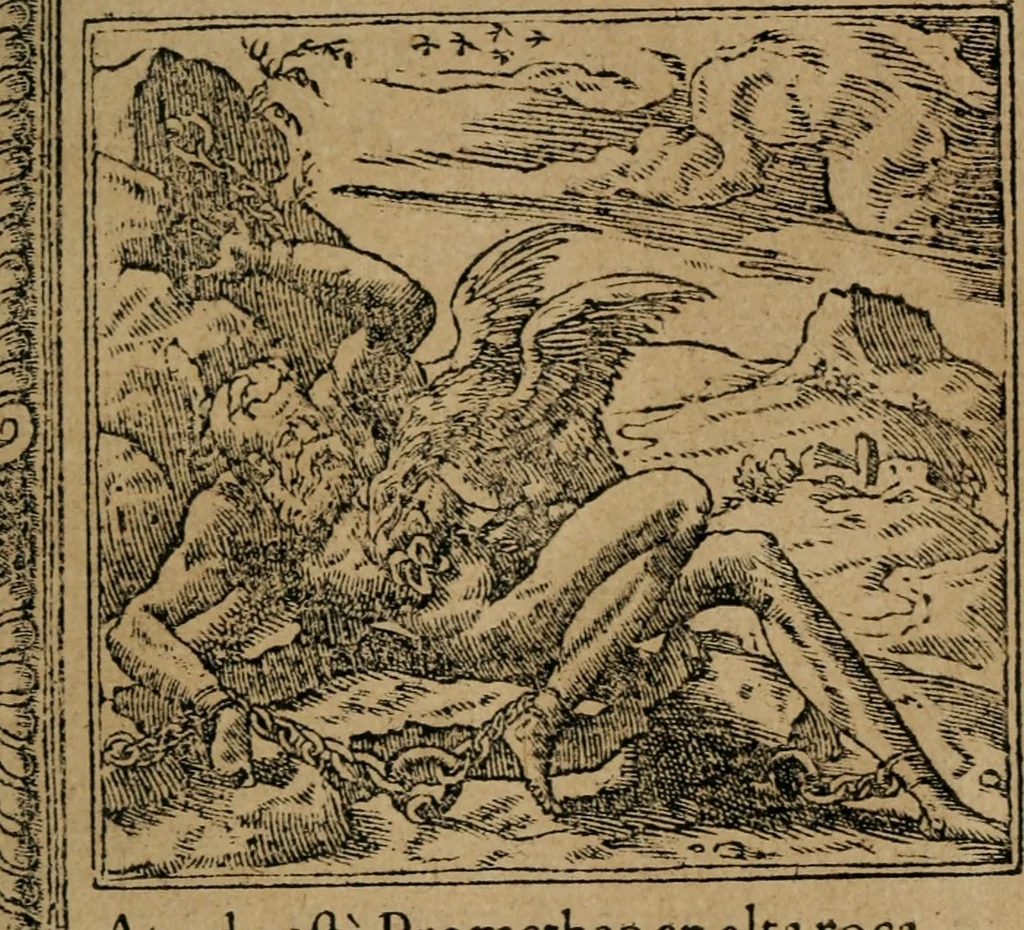 An illustration from Los emblemas de Alciato : traducidos en rhimas españolas ..., 1549, leaf 52
