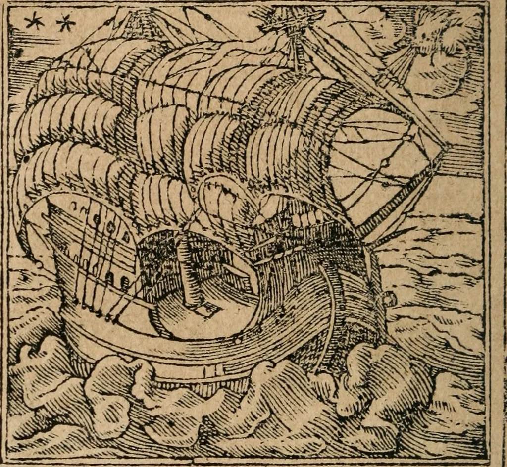 An illustration from Los emblemas de Alciato : traducidos en rhimas españolas ..., 1549, leaf 59