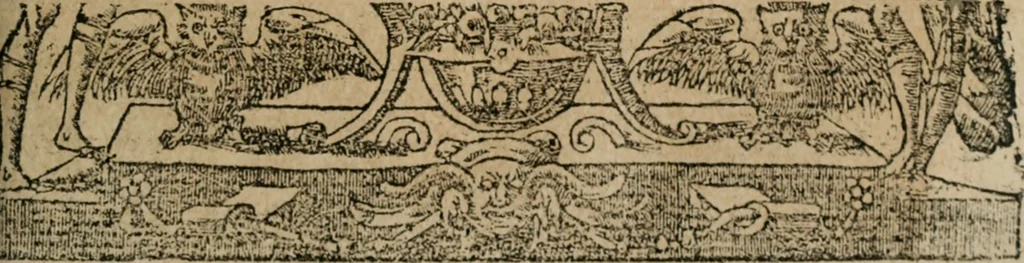 An illustration from Los emblemas de Alciato : traducidos en rhimas españolas ..., 1549, leaf 66