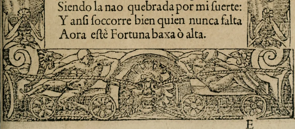 An illustration from Los emblemas de Alciato : traducidos en rhimas españolas ..., 1549, leaf 68