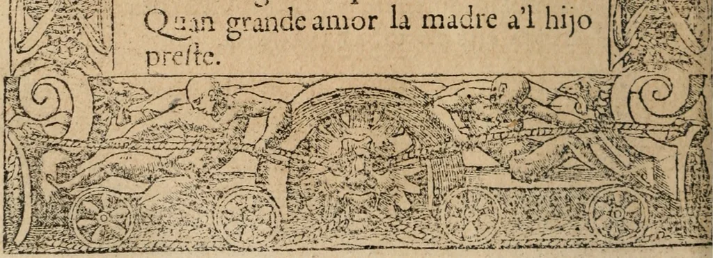An illustration from Los emblemas de Alciato : traducidos en rhimas españolas ..., 1549, leaf 69