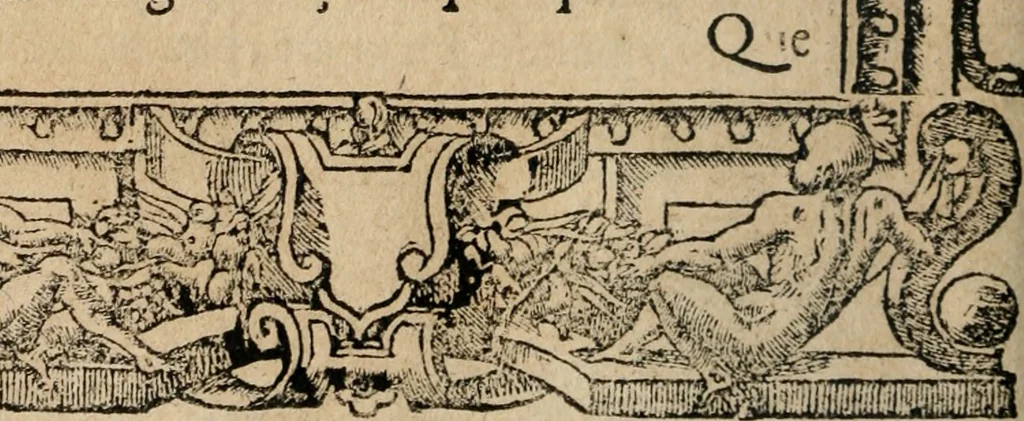 An illustration from Los emblemas de Alciato : traducidos en rhimas españolas ..., 1549, leaf 71