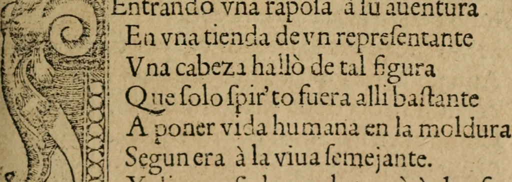 An illustration from Los emblemas de Alciato : traducidos en rhimas españolas ..., 1549, leaf 74