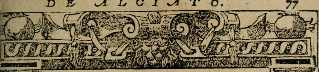An illustration from Los emblemas de Alciato : traducidos en rhimas españolas ..., 1549, leaf 80
