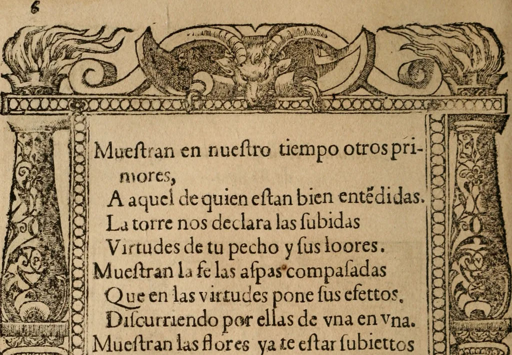 An illustration from Los emblemas de Alciato : traducidos en rhimas españolas ..., 1549, leaf 9