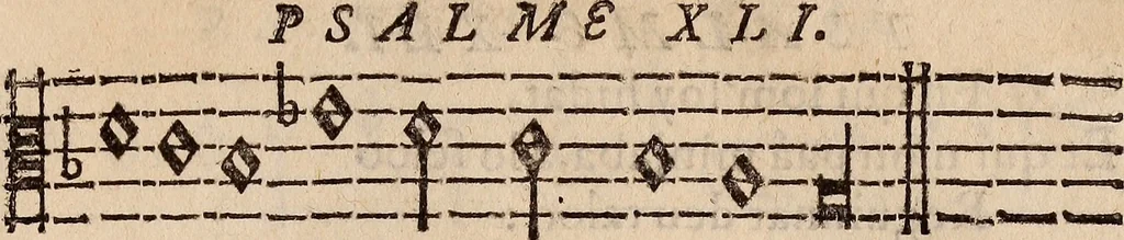 An illustration from Los psalmes de David metuts en rima / bernesa., 1583, leaf 130