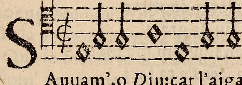 An illustration from Los psalmes de David metuts en rima / bernesa., 1583, leaf 204