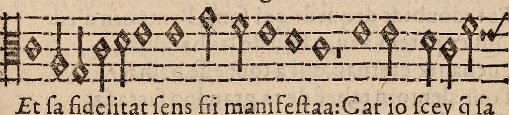 An illustration from Los psalmes de David metuts en rima / bernesa., 1583, leaf 262