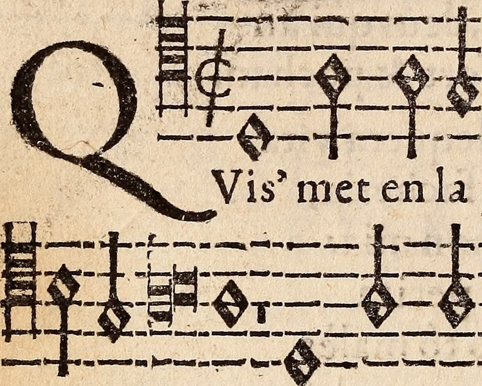 An illustration from Los psalmes de David metuts en rima / bernesa., 1583, leaf 269