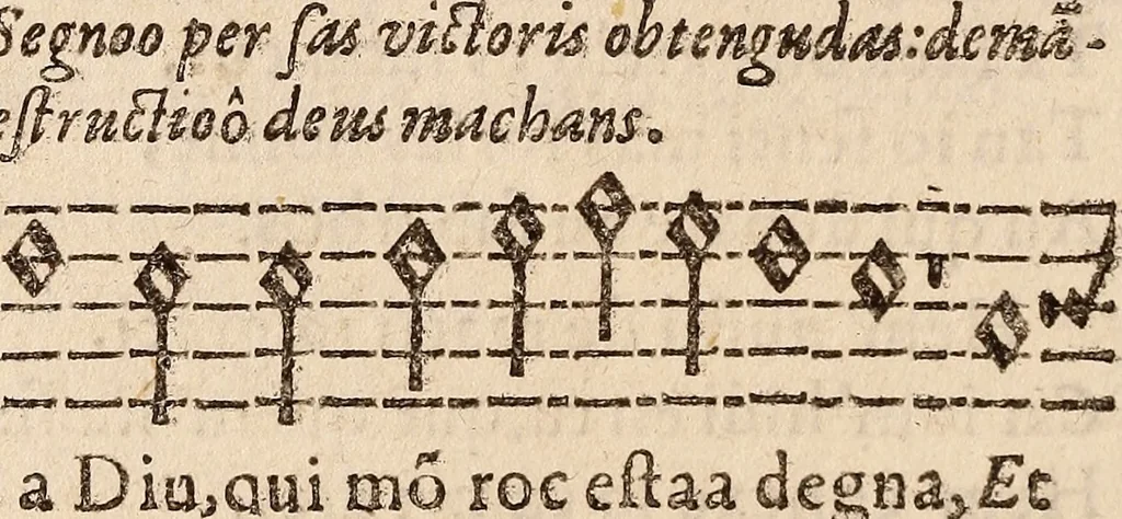 An illustration from Los psalmes de David metuts en rima / bernesa., 1583, leaf 403