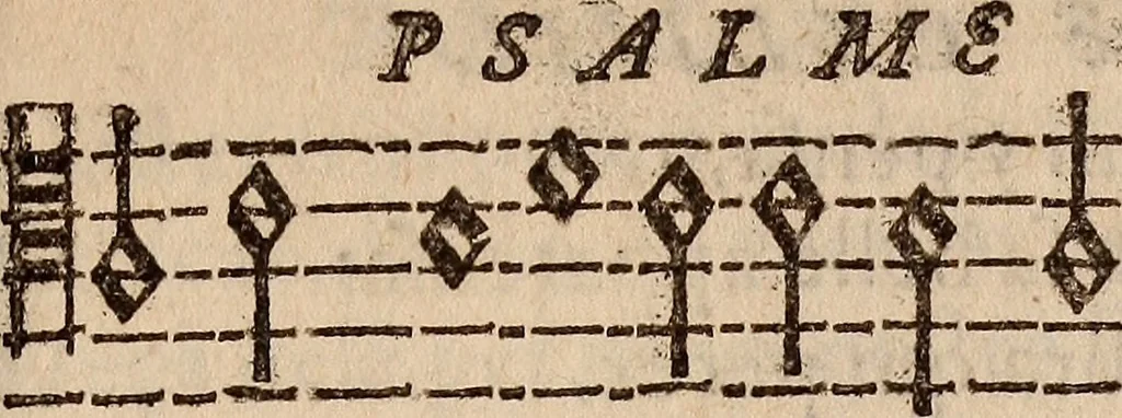 An illustration from Los psalmes de David metuts en rima / bernesa., 1583, leaf 404
