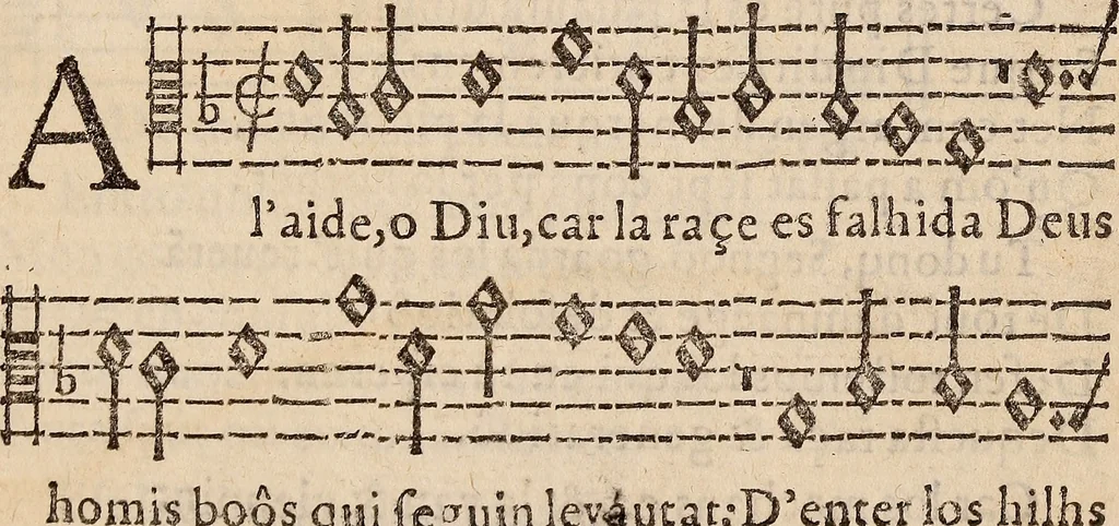 An illustration from Los psalmes de David metuts en rima / bernesa., 1583, leaf 46