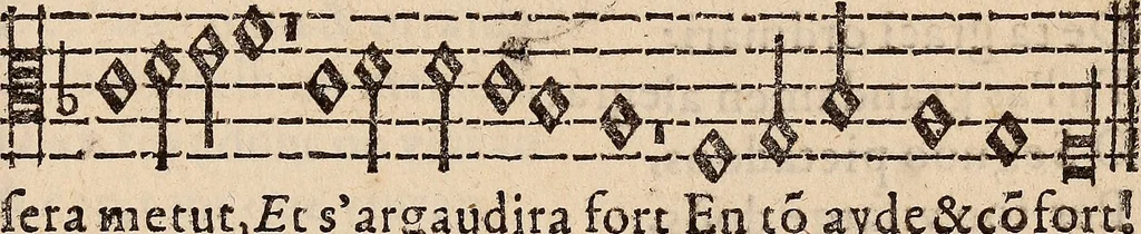 An illustration from Los psalmes de David metuts en rima / bernesa., 1583, leaf 66