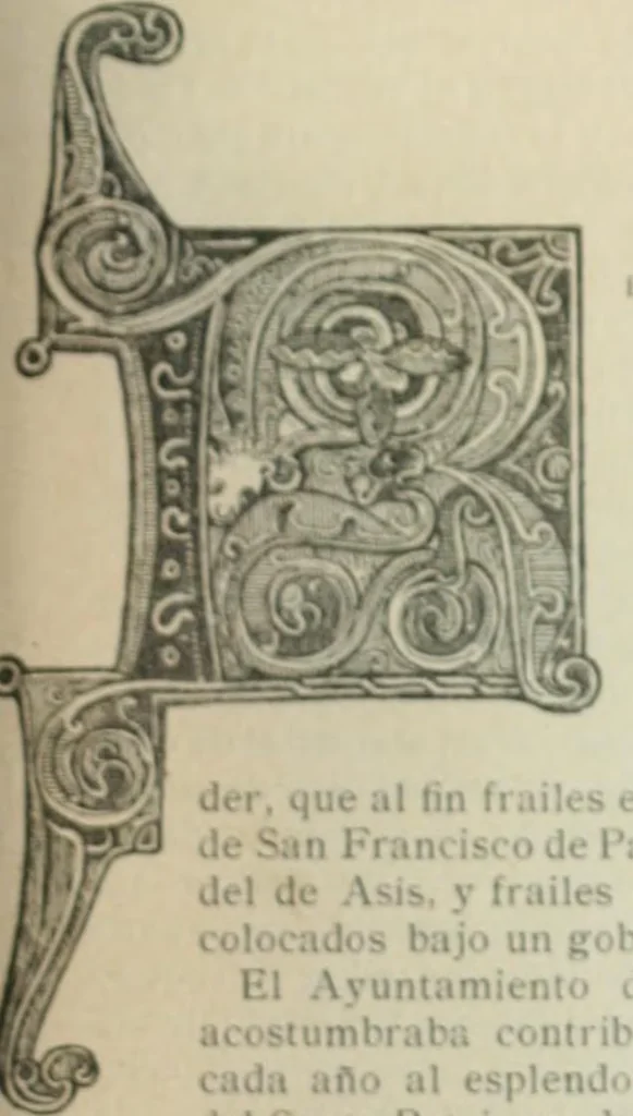 An illustration from Los religiosos en Cataluña durante la primera mitad del siglo 19, 1915, leaf 1196