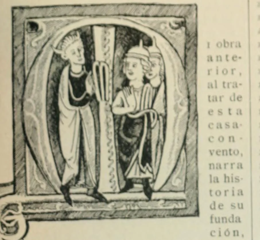 An illustration from Los religiosos en Cataluña durante la primera mitad del siglo 19, 1915, leaf 1320