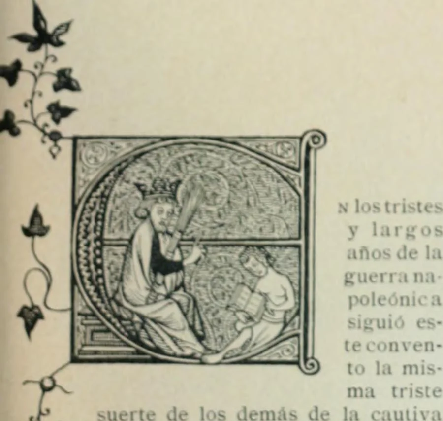 An illustration from Los religiosos en Cataluña durante la primera mitad del siglo 19, 1915, leaf 316