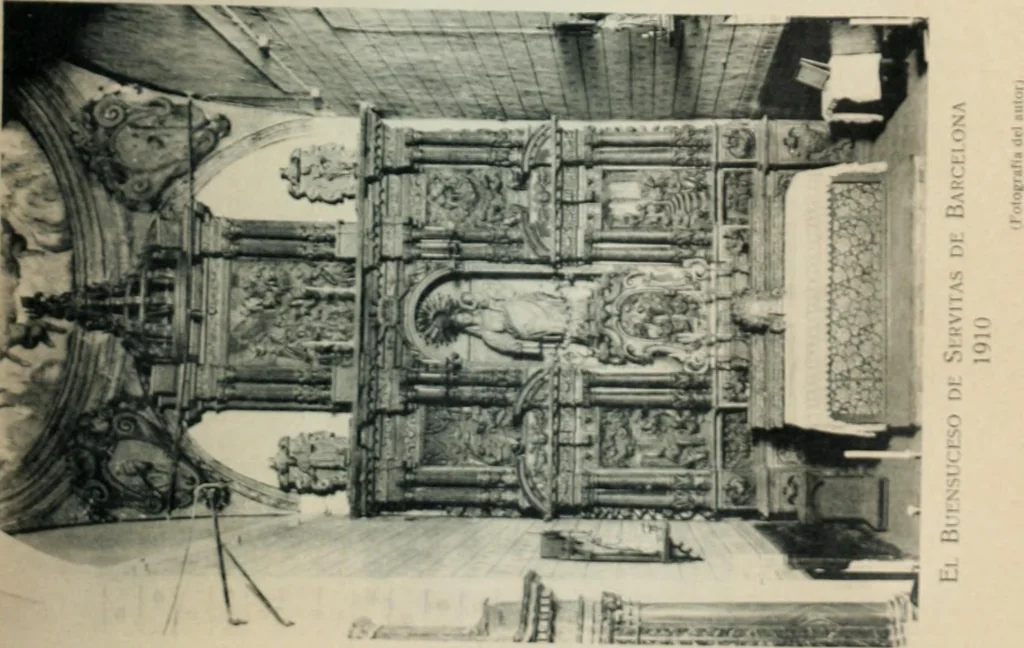 An illustration from Los religiosos en Cataluña durante la primera mitad del siglo 19, 1915, leaf 318